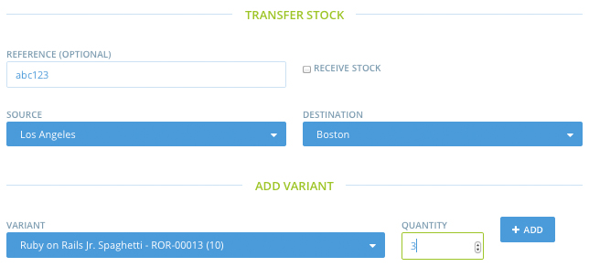 New Stock Transfer