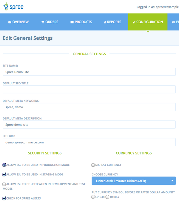 Changing SSL Setting